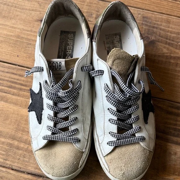 Golden Goose White and Black Men's Shoes - Picture 6 of 6